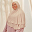 Hayaa Khimar in Eggshell - TudungPeople