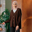 Knitted Cardigan - Dark Brown - Apparel - TudungPeople