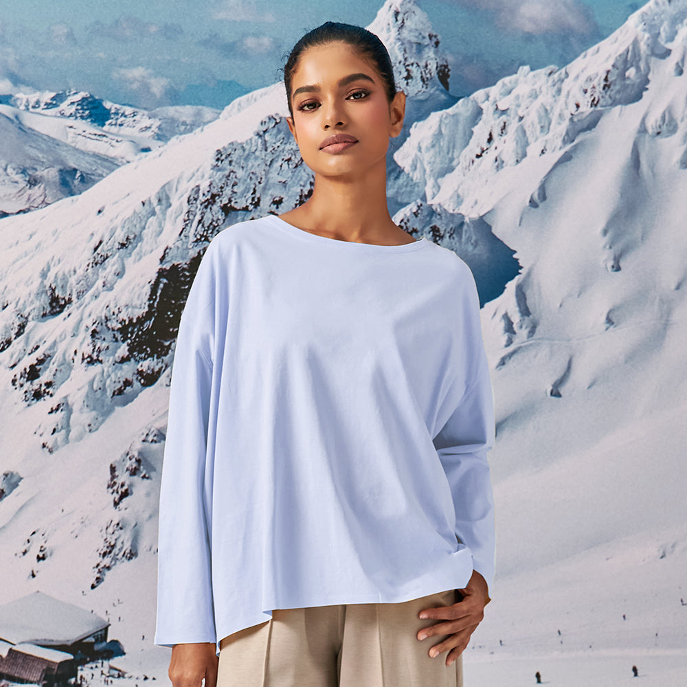 Oversized Top - Periwinkle