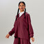 Adjustable Parka - Burgundy - Apparel - TudungPeople