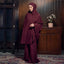 Aman Prayerwear - Burgundy - Prayerwear - TudungPeople