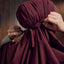 Aman Prayerwear - Burgundy - Prayerwear - TudungPeople