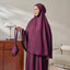 Awan Travel Prayerwear - Burgundy - Prayerwear - TudungPeople