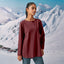 Back Pleated Top - Mahogany - Apparel - TudungPeople