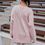 Back Pleated Sweatshirt - Mauve - Apparel - TudungPeople