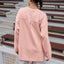 Back Pleated Sweatshirt - Pink - Apparel - TudungPeople