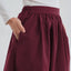 Balloon Skirt - Burgundy - Apparel - TudungPeople