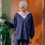 Knitted Cardigan - Dark Blue - Apparel - TudungPeople
