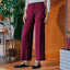 Knitted Pants - Burgundy - Apparel - TudungPeople
