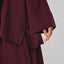 Linen Oversized Shirt - Burgundy - Apparel - TudungPeople