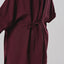 Linen Oversized Shirt - Burgundy - Apparel - TudungPeople