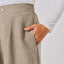 Linen Pants - Khaki - Apparel - TudungPeople