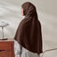 Mina Khimar in Dark Brown - Instants - TudungPeople