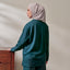 Back Pleated Sweatshirt - Emerald - Apparel - TudungPeople