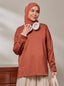 Back Pleated Sweatshirt