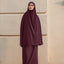 Awan Travel Prayerwear - Burgundy - Prayerwear - TudungPeople