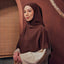 Mina Khimar in Dark Brown - Instants - TudungPeople