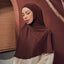 Mina Khimar in Dark Brown - Instants - TudungPeople