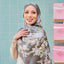 LE Batik Floral in Dark Grey - TudungPeople