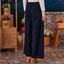 Denim Wide Pants - Dark Blue - Apparel - TudungPeople