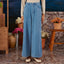 Denim Wide Pants - Medium Blue - Apparel - TudungPeople