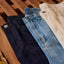Denim Wide Pants - White - Apparel - TudungPeople