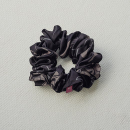 Minimalist Floral - Espresso Scrunchie