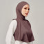 Najwa Sport Flow active hijab in ash brown by TudungPeople, featuring a comfortable, stylish design for active wear.