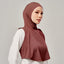 Najwa Sport Flow active hijab in copper color by TudungPeople, showcasing its lightweight, breathable fabric and stylish design.