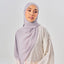 Niya Chiffon 2.0 instant hijab in foggy color featuring lightweight, flowy chiffon fabric by TudungPeople.