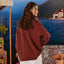 Knitted Cardigan - Brick - Apparel - TudungPeople