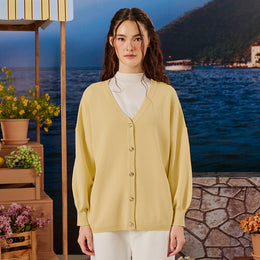 Knitted Cardigan - Butter