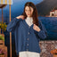 Knitted Cardigan - Denim