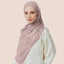 TudungPeople Kuntum print hijab, stylish and colorful fabric design, displayed flat in the product image.