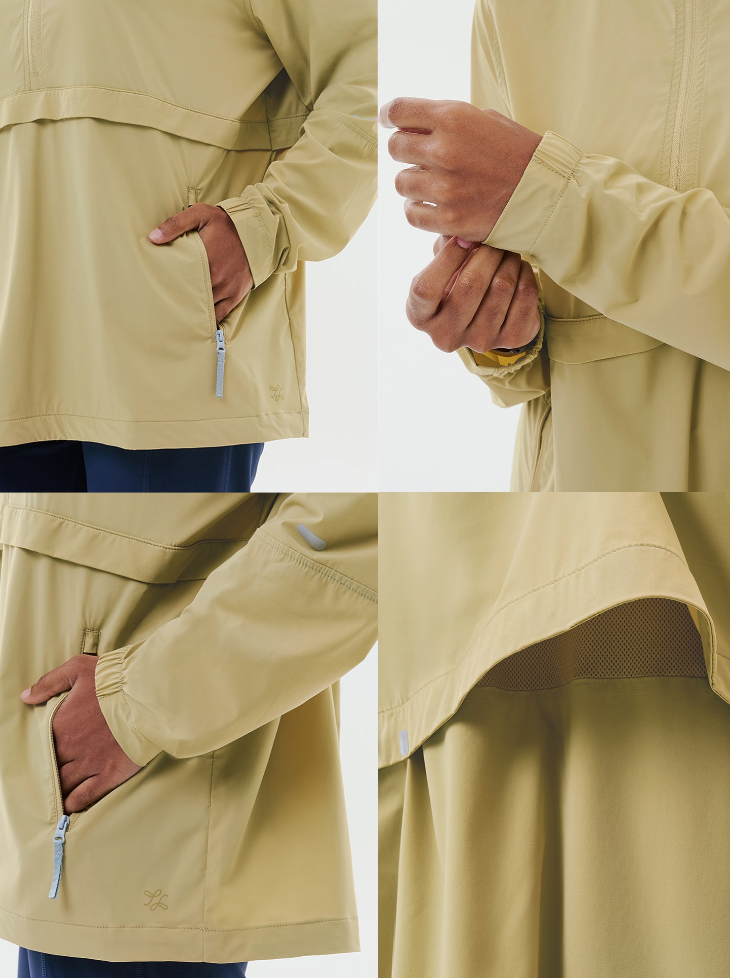 Lightweight Half Zip Parka | TudungPeople