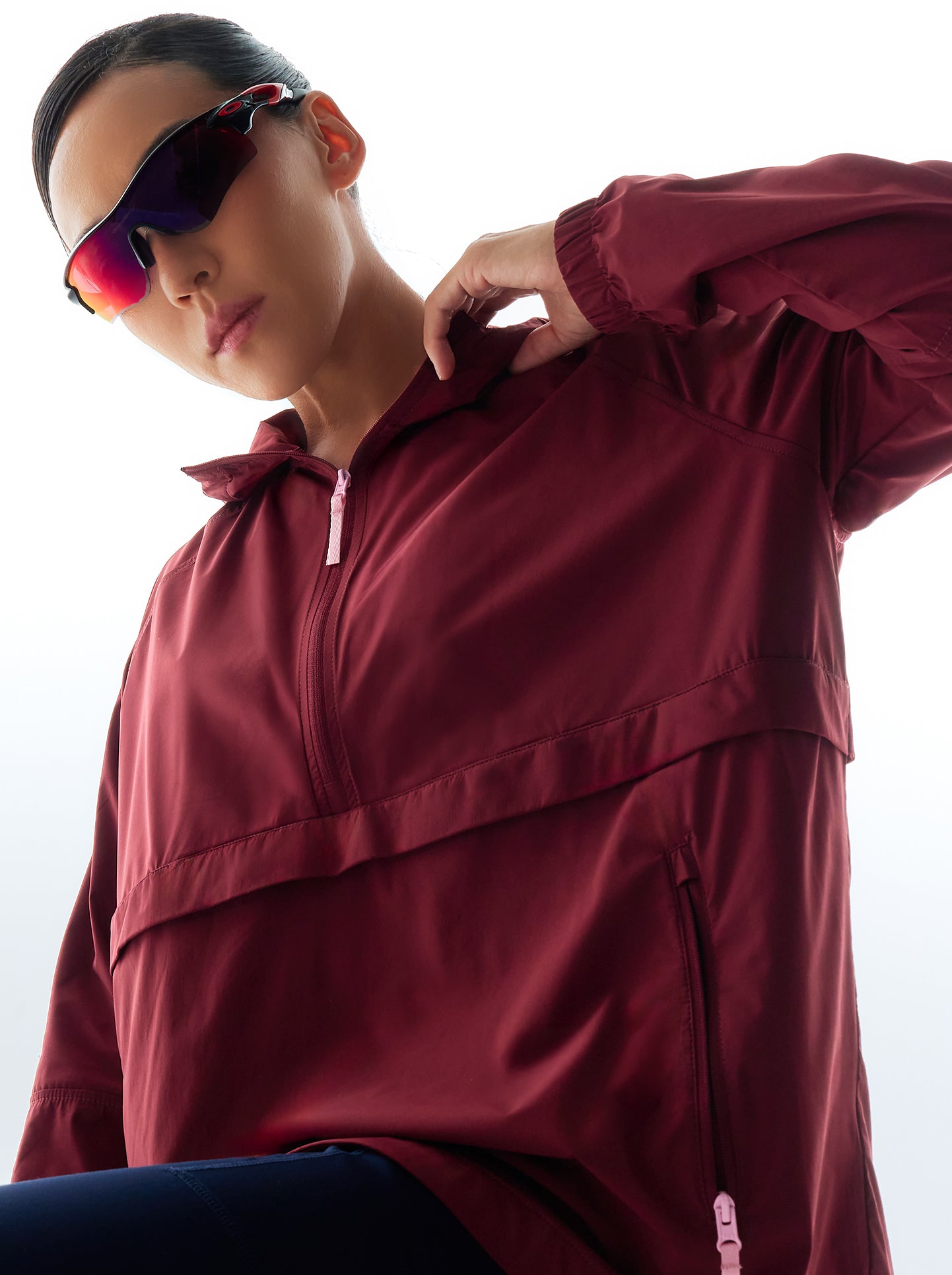 Lightweight Half Zip Parka | TudungPeople