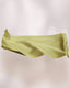 Sashiko lime print fabric by TudungPeople showing vibrant lime green and intricate traditional sashiko stitching design.