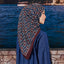 Monogram 3.0 - Maroon Navy (SQ) - Prints - TudungPeople
