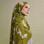 Minimalist floral print by TudungPeople featuring elegant olive-colored design on high-quality paper.
