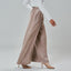 Apparel : Satin Wide Pants - Ash Brown - TudungPeople