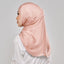 Niya Satin in Peach - Instants - TudungPeople