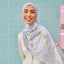 LE Batik Floral in Powder Blue - TudungPeople