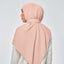 Nluxe in Princess TudungPeople Signatures scarf featuring a stylish pink princess design, displayed on a flat lay.