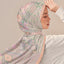 Colorful Ikatan Puspa print by TudungPeople featuring vibrant floral artwork on high-quality print paper.