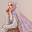 Colorful Serayu print by TudungPeople featuring intricate patterns and vibrant design on high-quality fabric.