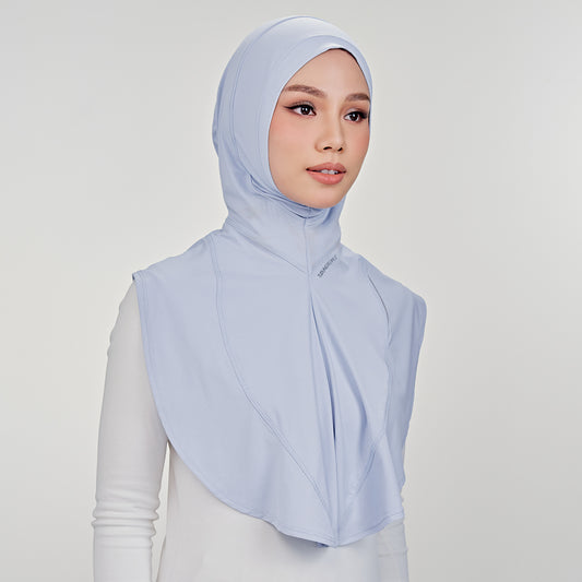 (Nano) Najwa Sport Hijab - Sky High - TudungPeople