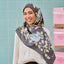 LE Batik Floral in Slate Grey (SQ) - TudungPeople