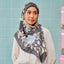 LE Batik Floral in Slate Grey (SQ) - TudungPeople