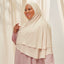 Hayaa Khimar in Soft Beige