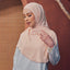 Niya Chiffon in Soft Peach